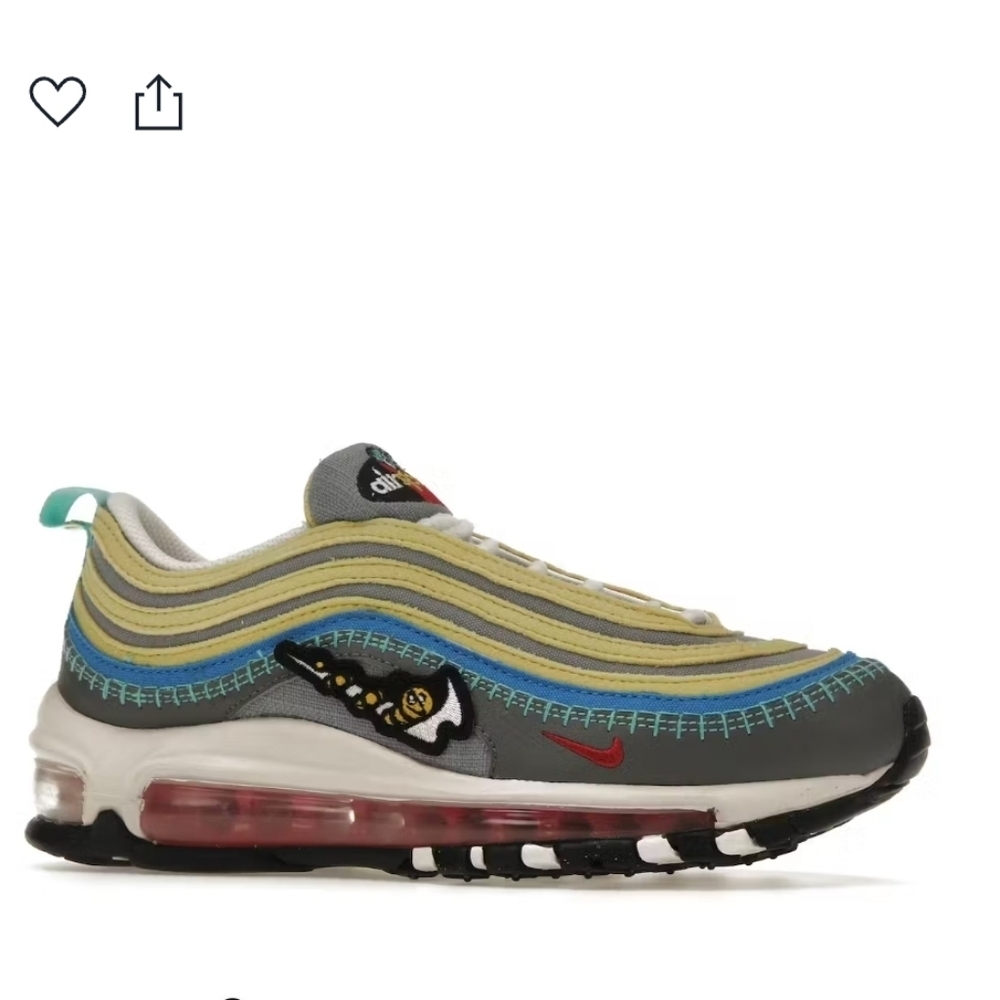Nike Air Max 97 Air Sprung Iron Grey Size 5.5 Youth - Picture 1 of 13